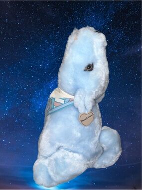 Rare Heartwarmers Summit Collection Blue Howling Wolf Stuffed Plush Toy